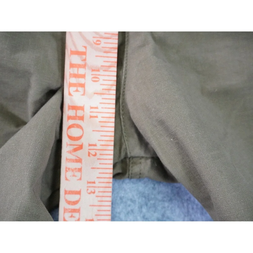 Nike Cargo Shorts Mens 34 Ripstop Olive Green Pockets Outdoor Hike Vintage Y2K‎